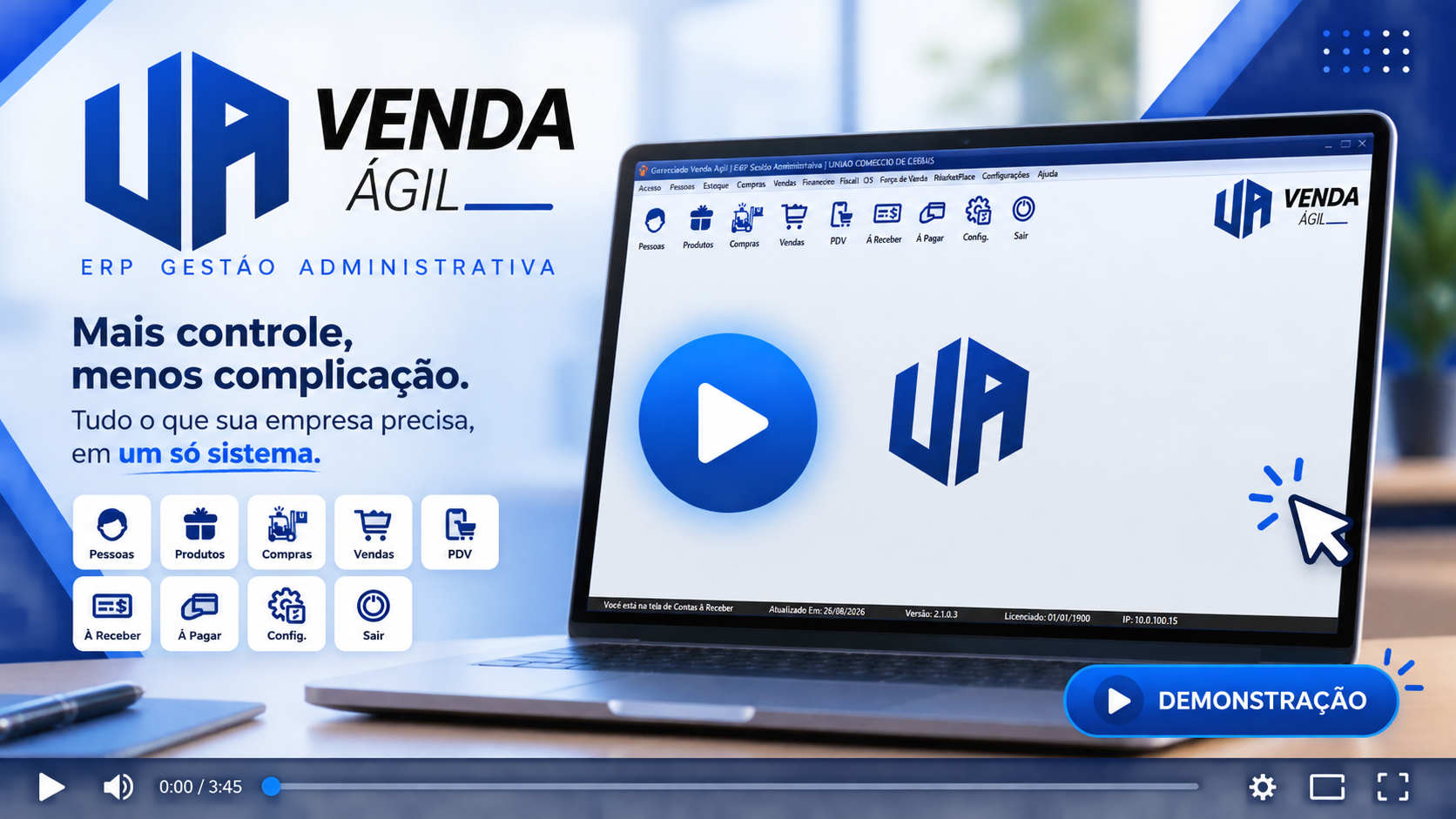 Vídeo de apresentação do Venda Ágil